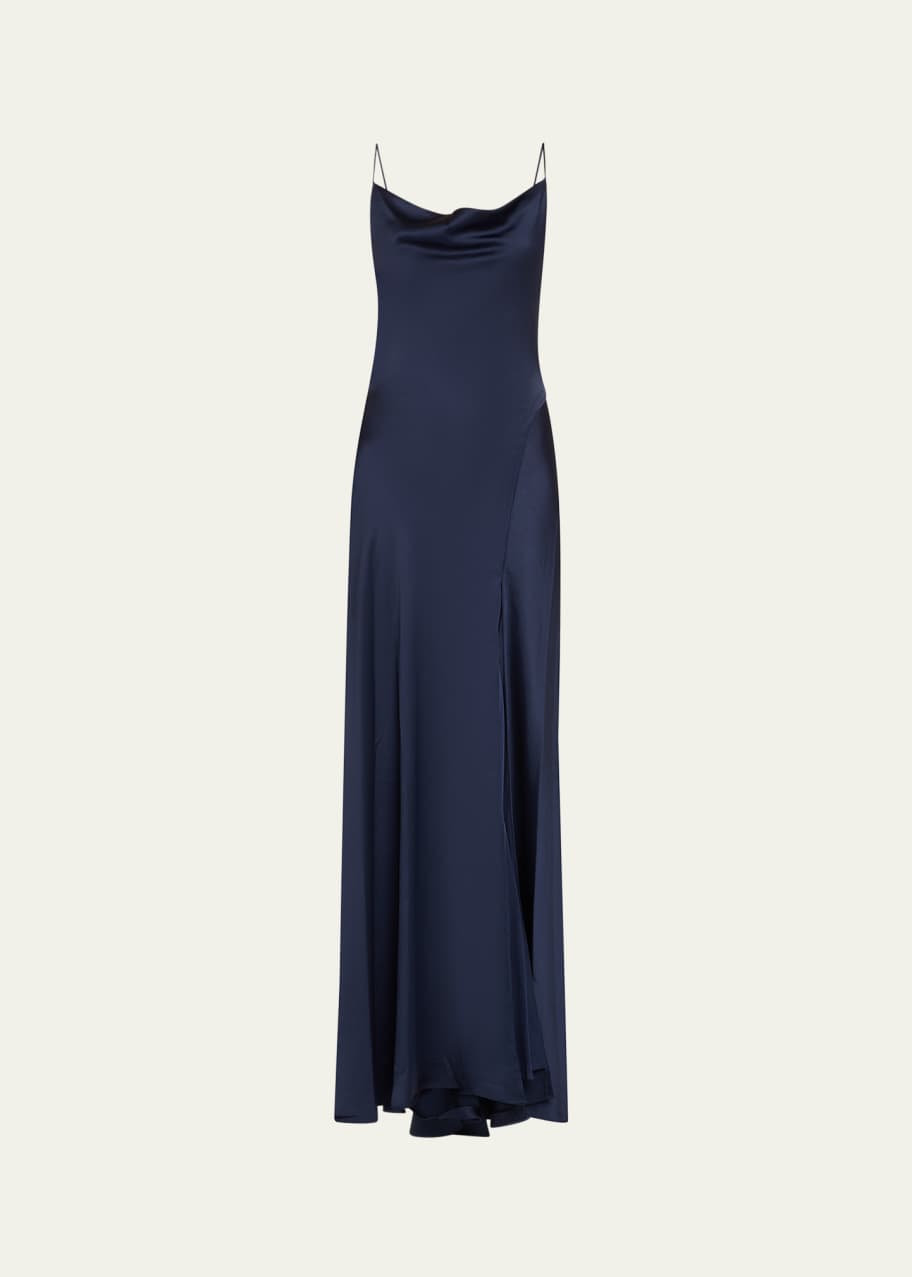 Image 1 of 1: Finley Satin Slip Gown