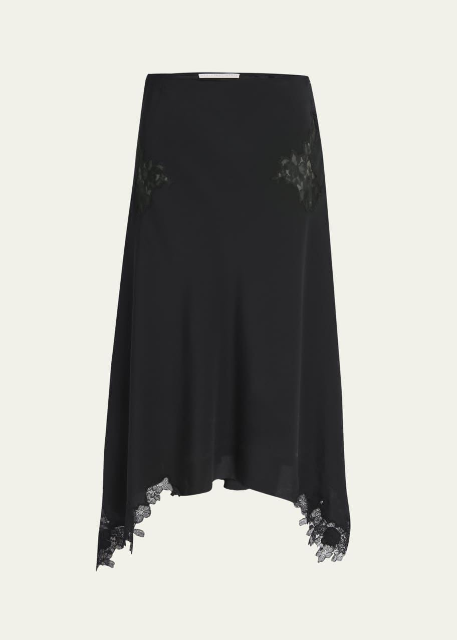 【送料&関税込】Stella McCartney Front-slit Midi Skirt Stella McCartney front-slit Midi Skirt | Black | FARFETCH GE