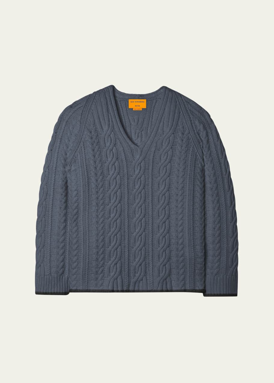 Mia V Cashmere-Blend Sweater