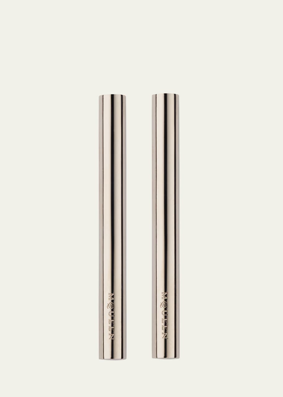 Image 1 of 1: Logo Cross Bar Earrings