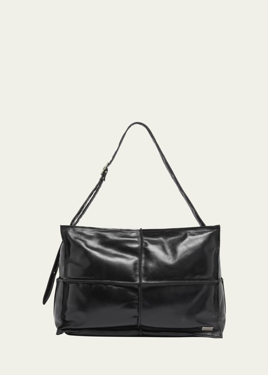 MM6 Maison Margiela Numeric Zip Leather Weekender Bag