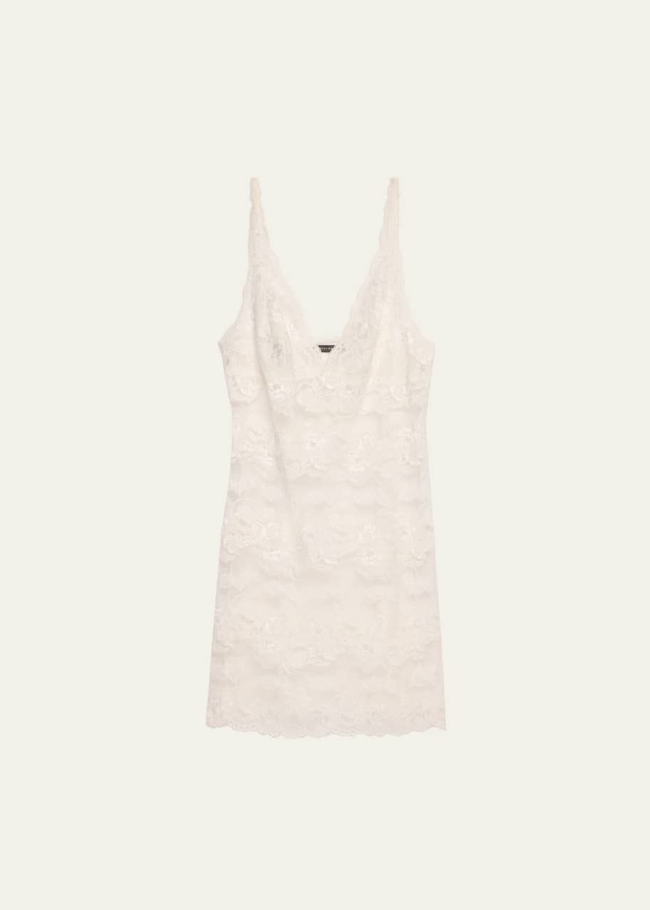 Image 1 of 1: Imagine Deep V-Neck Lace Chemise