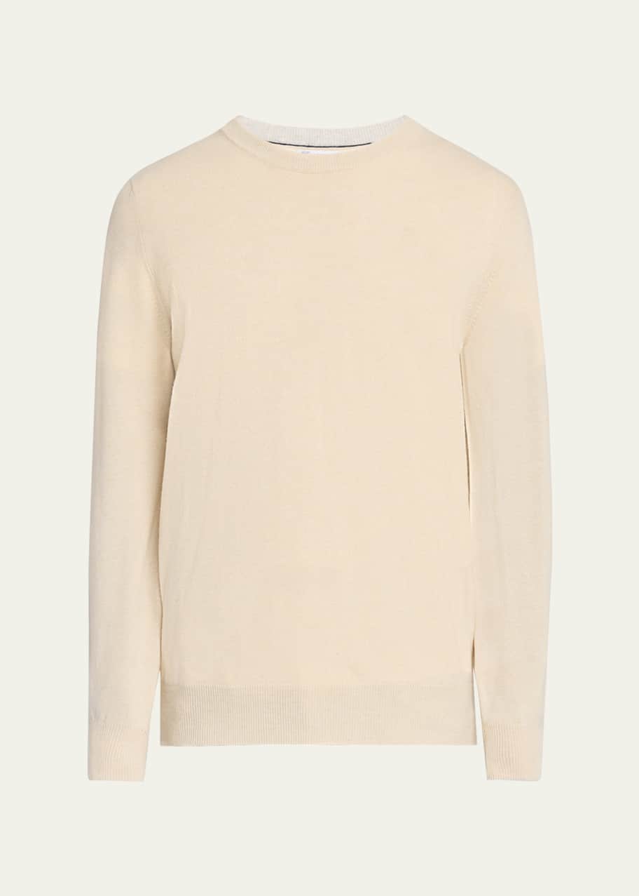 Image 1 of 1: Men's Cashmere Crewneck Sweater