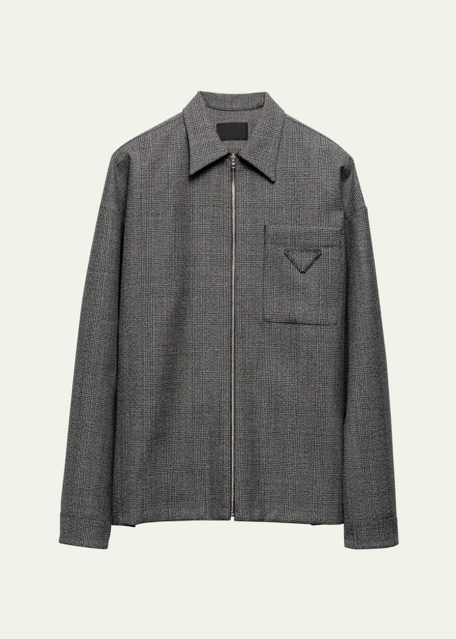 【関税&送料込】Prada Single-Breasted Prince Of Wales Wool J Prada Single Breasted Wool Coat | Saks Fifth Avenue