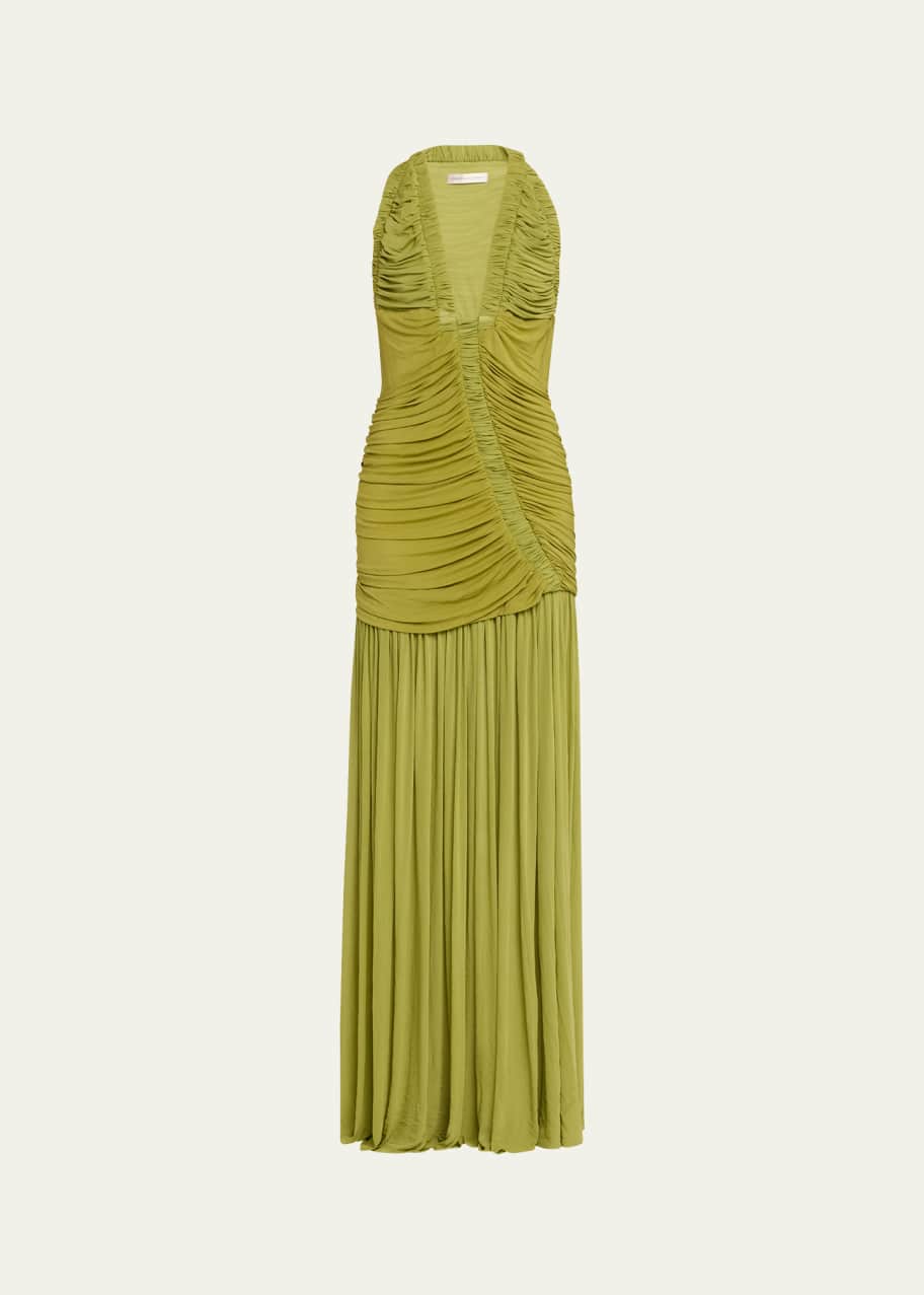Image 1 of 1: Orion Ruched Gown