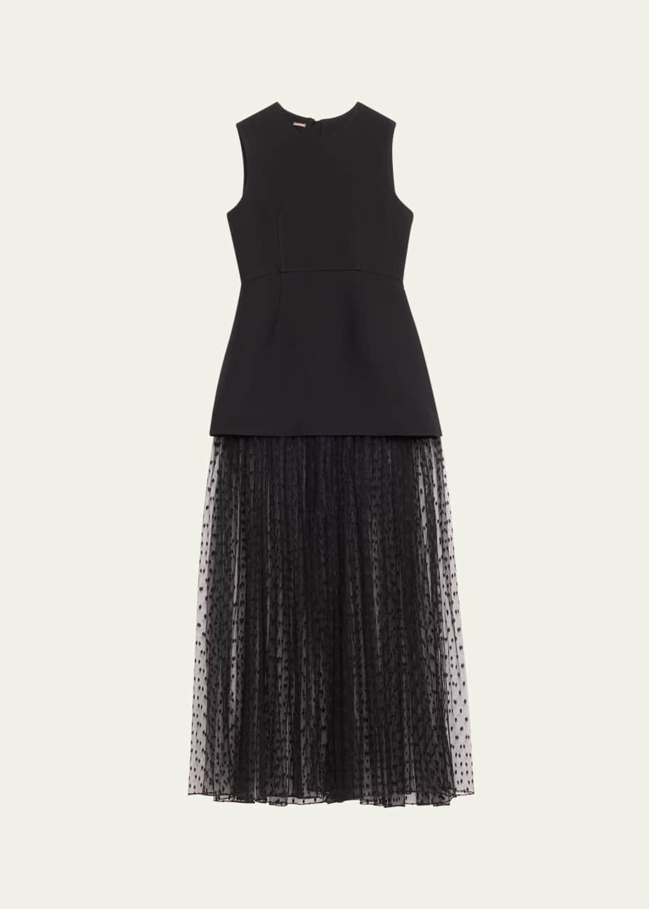 Adam Lippes Sleeveless Swiss-Dot Tulle Peplum Gown - Bergdorf Goodman