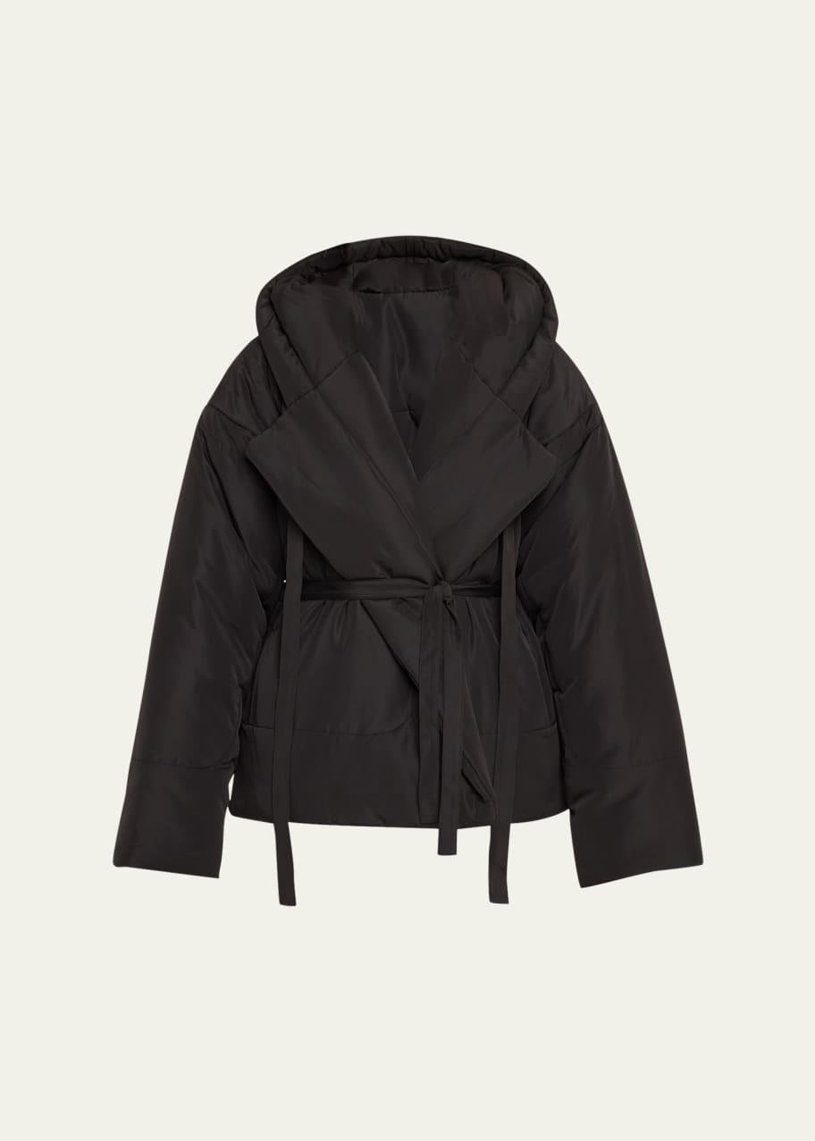 Hooded Short Sleeping Bag Coat