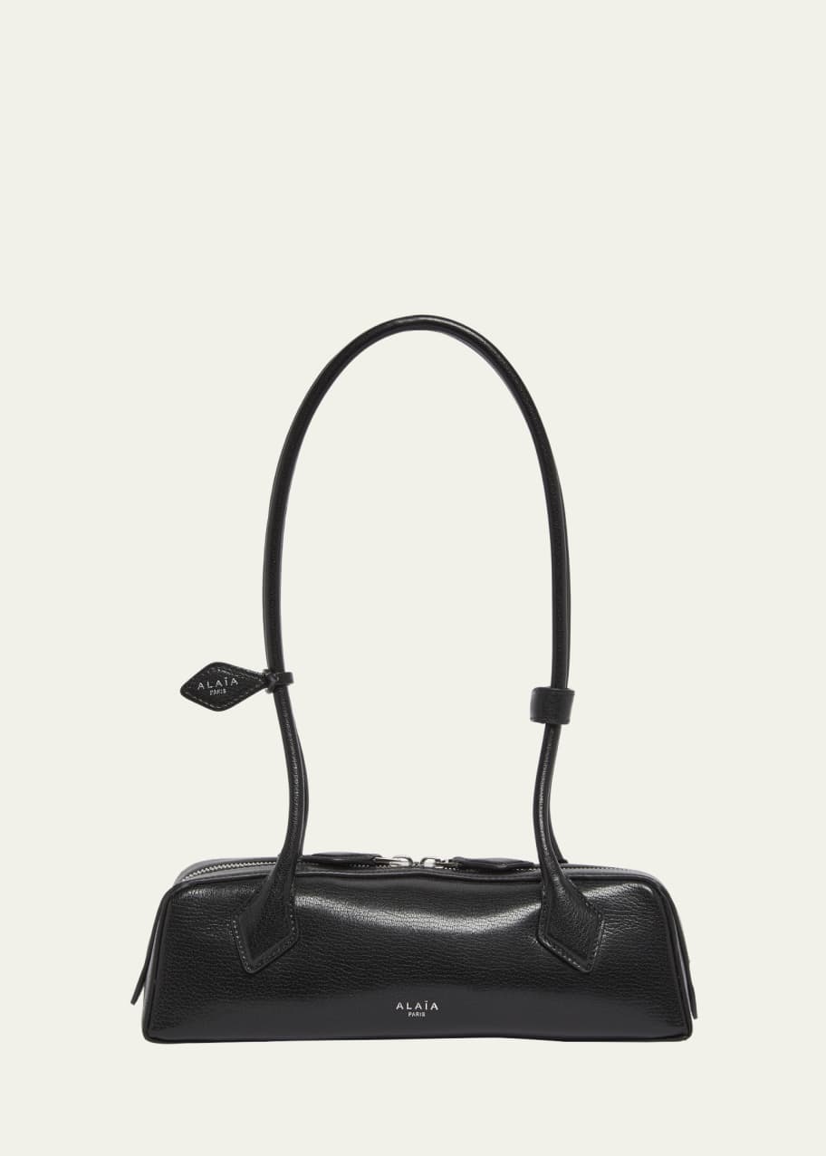 Image 1 of 1: Le Teckel Small Lizard Shoulder Bag