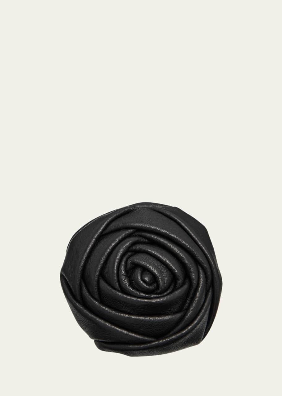 Image 1 of 1: Leather Rosette Barrette