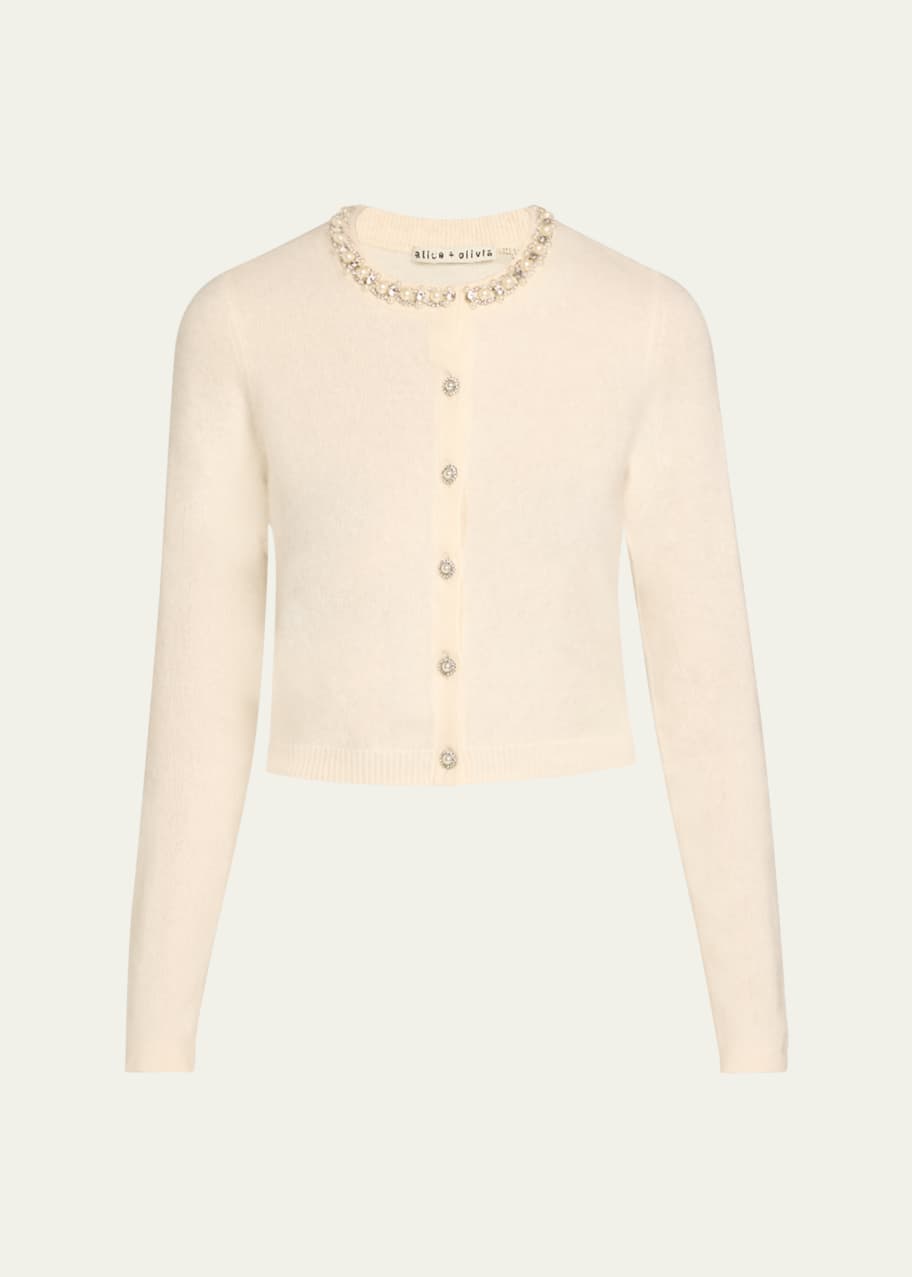Alice + Olivia Dollie Embellished Cashmere Cardigan - Bergdorf Goodman