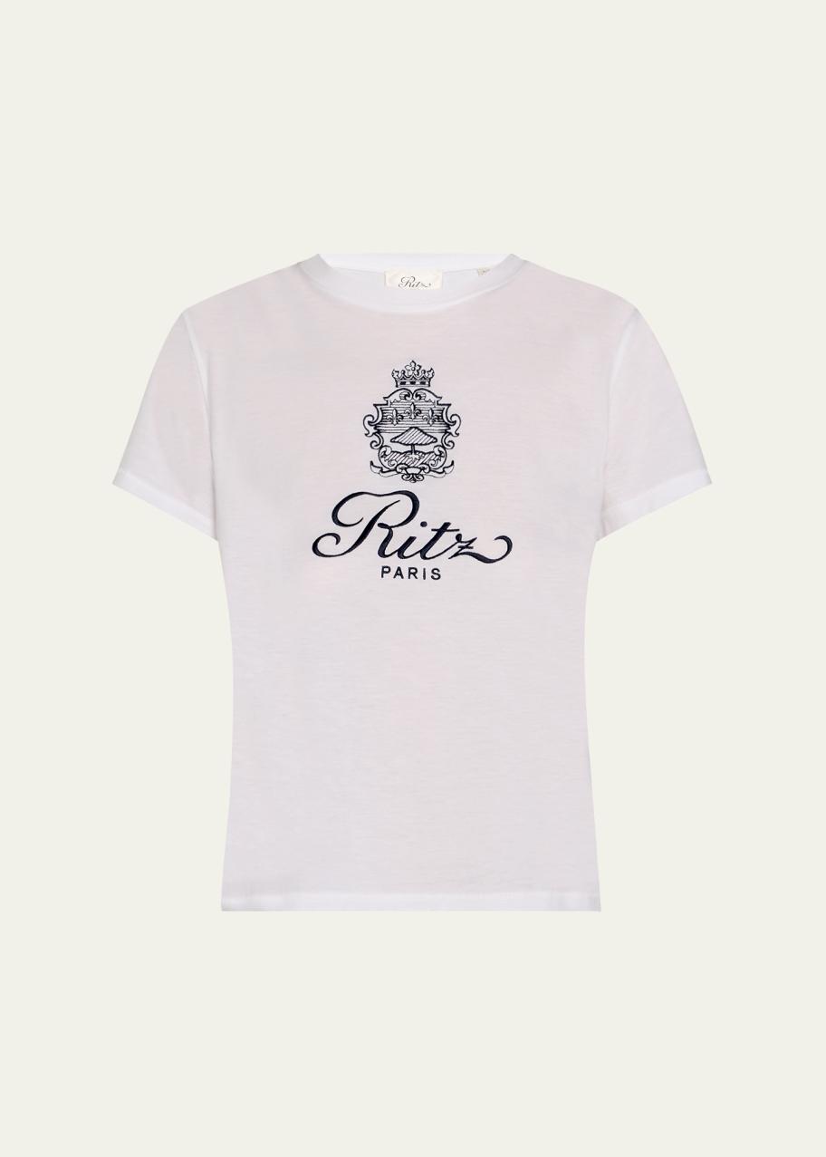 FRAME FRAME x Ritz Paris Solid Baby Tee - Bergdorf Goodman