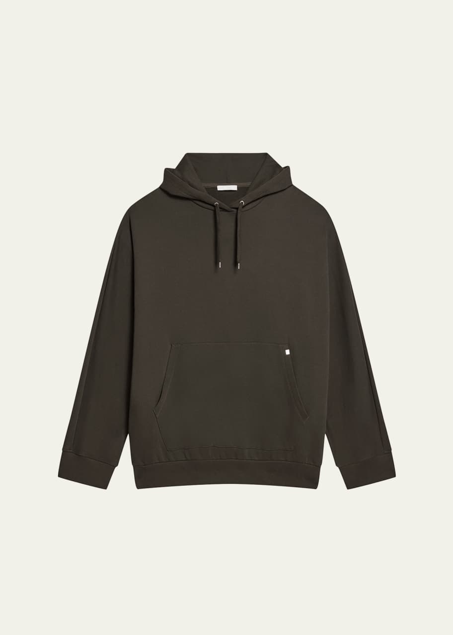 Helmut Lang Men's Terry Side-Zip Oversized Hoodie - Bergdorf