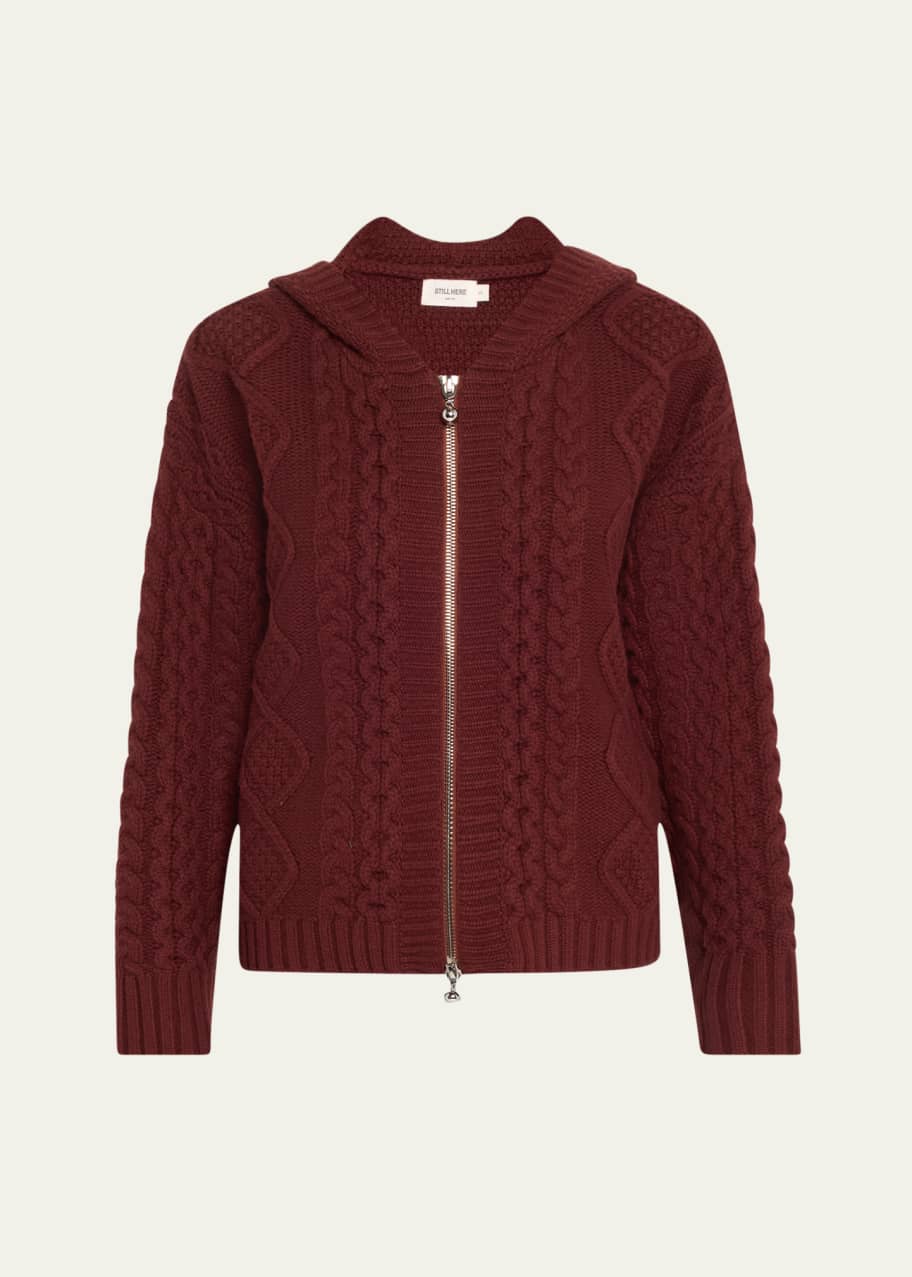 トップス herlipto Bijou Cable Knit Cardigan herlipto Bijou Cable Knit Cardigan - メルカリ