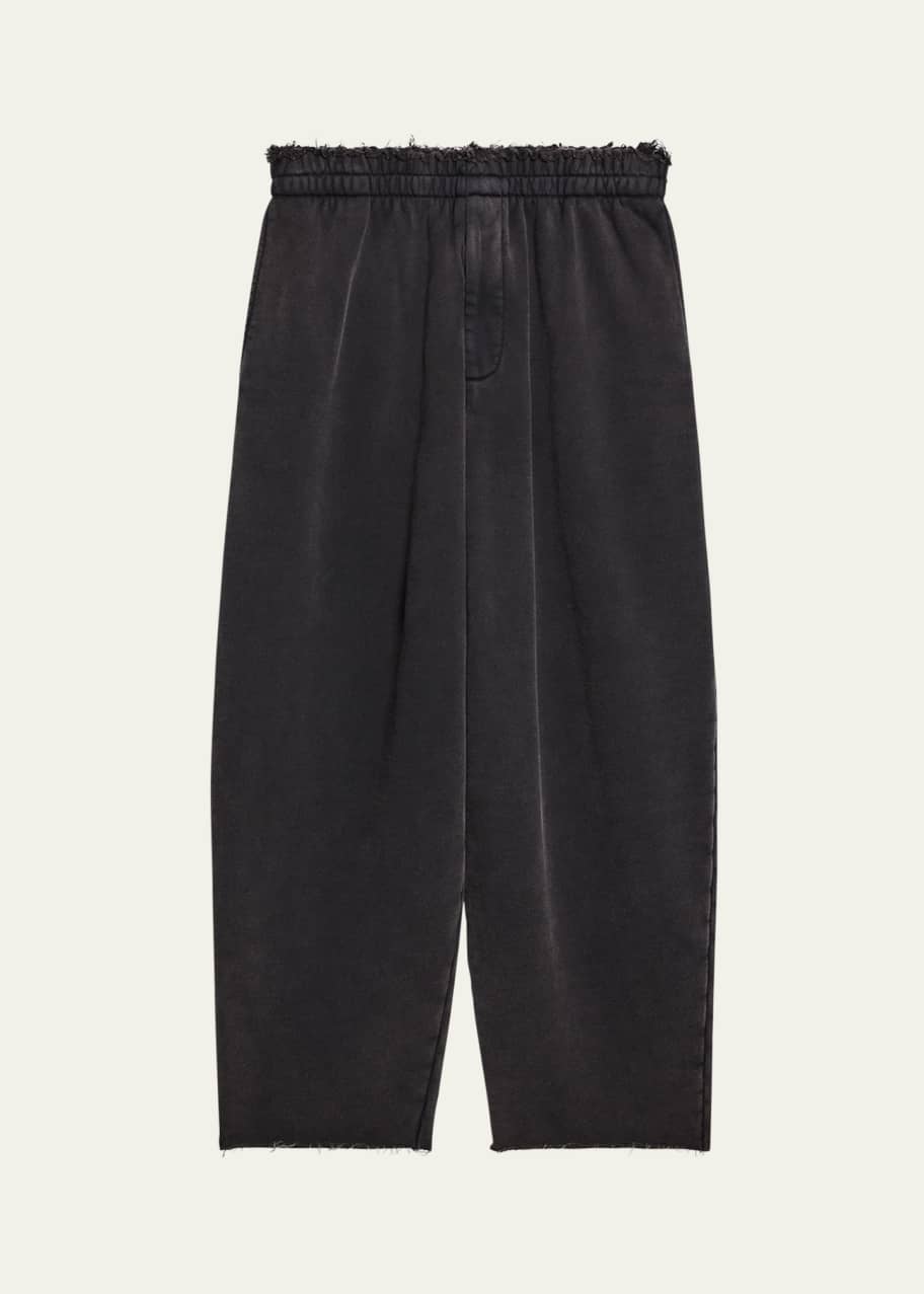 Image 1 of 1: Men's Washed Terry Cocoon Sweatpants