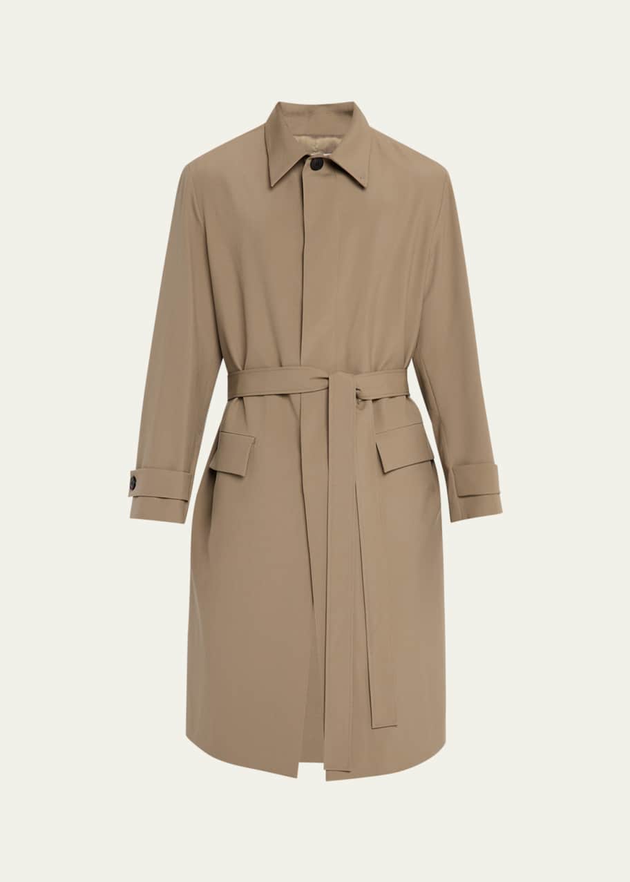 Image 1 of 1: Men's Wool Tailored Car Coat