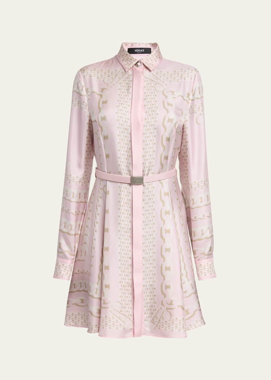 Image 1 of 1: Treasure Foulard Silk Twill Dress