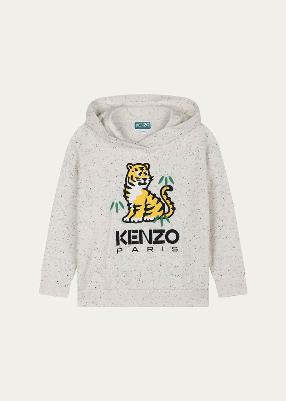 Image 1 of 1: Kid's Logo Embroidered Hooded Sweatshirt, Size 2-5