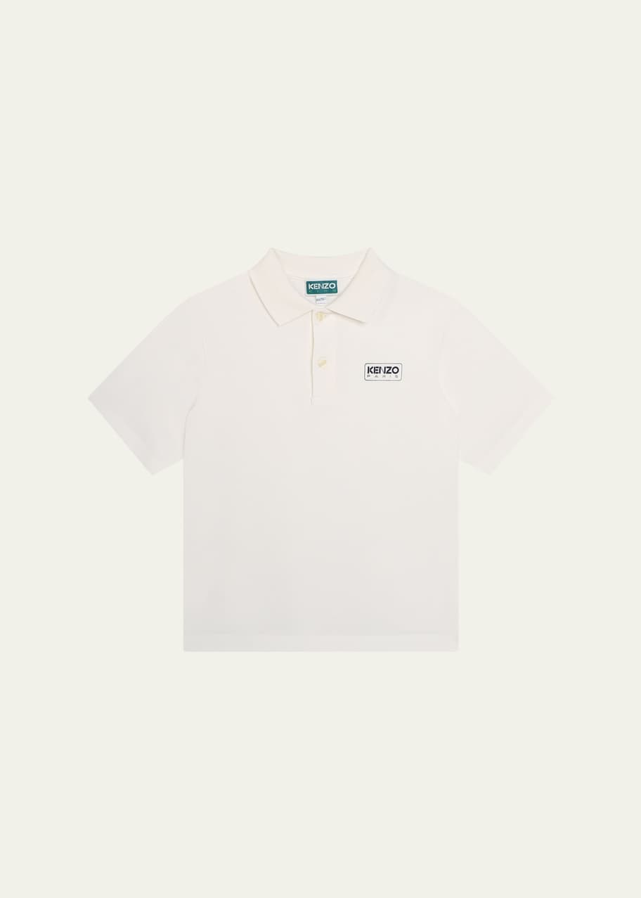 Image 1 of 1: Boy's Classic Logo-Print Polo Shirt, Size 2-5