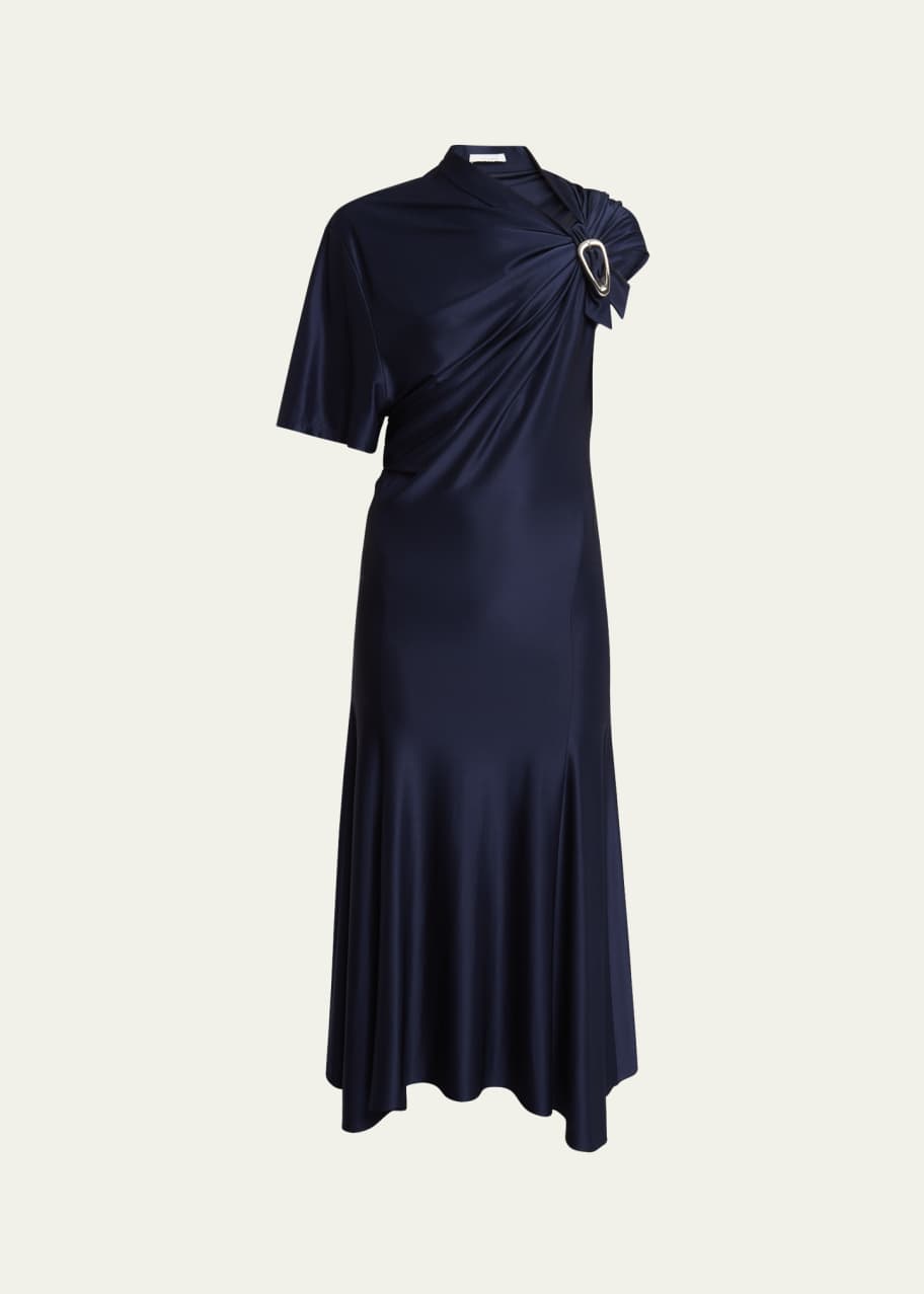 Image 1 of 1: Draped Midi Dress