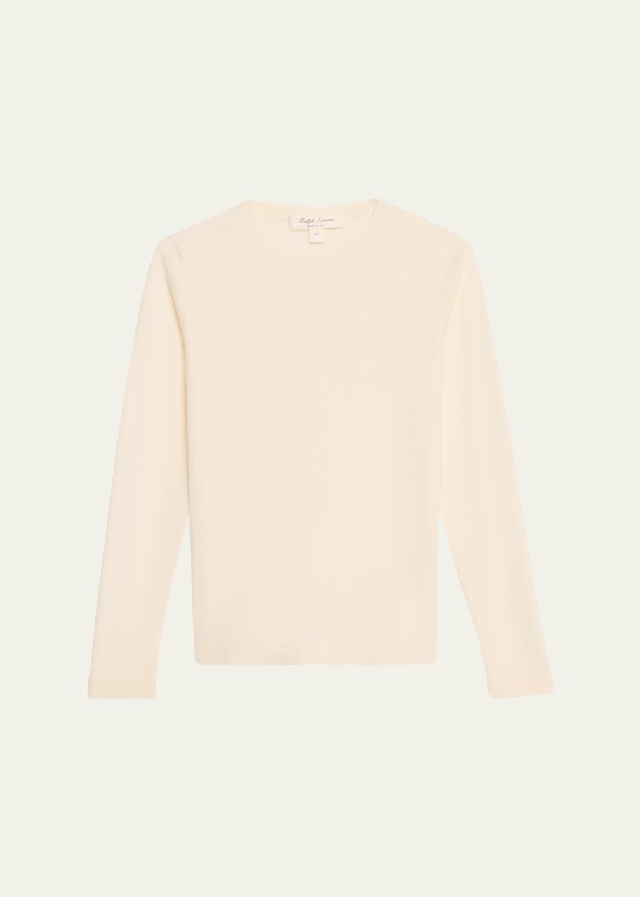 Image 1 of 1: Long Sleeve Cashmere Sweater