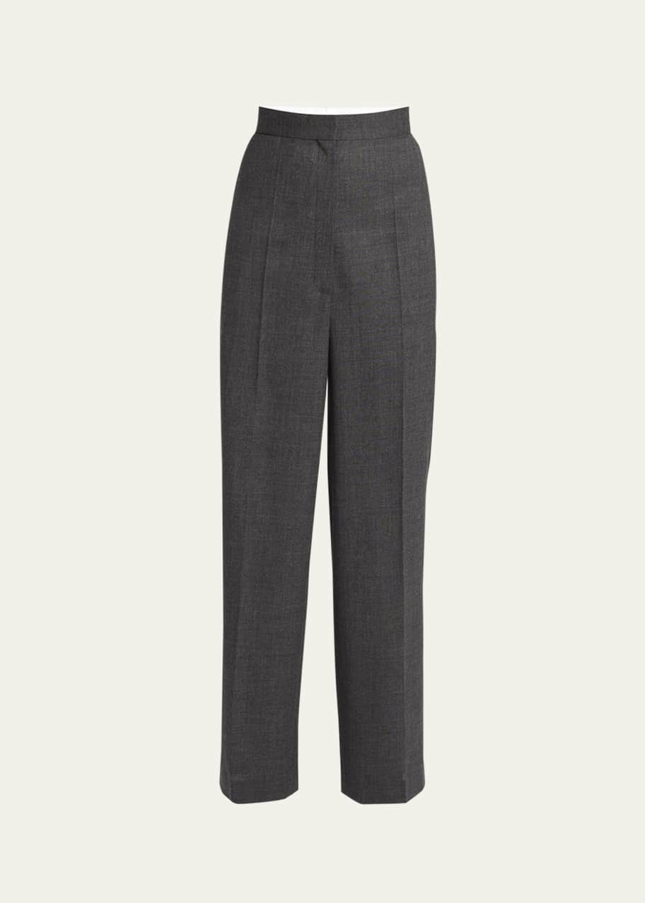 Image 1 of 1: Gordon Wide Leg Wool Pants