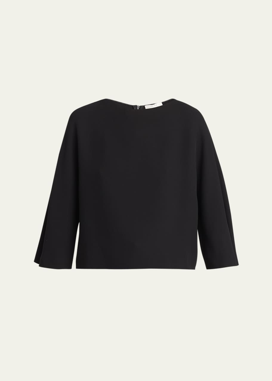 Image 1 of 1: Faurelle Three-Quarter Sleeve Silk Top
