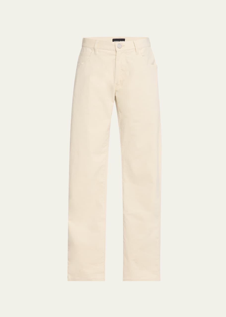 Image 1 of 1: Men's Corduroy 5-Pocket Pants