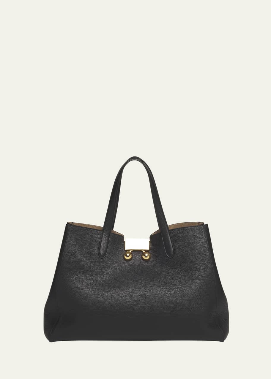 Marni Trunkaroo Medium Calfskin Tote Bag - Bergdorf Goodman