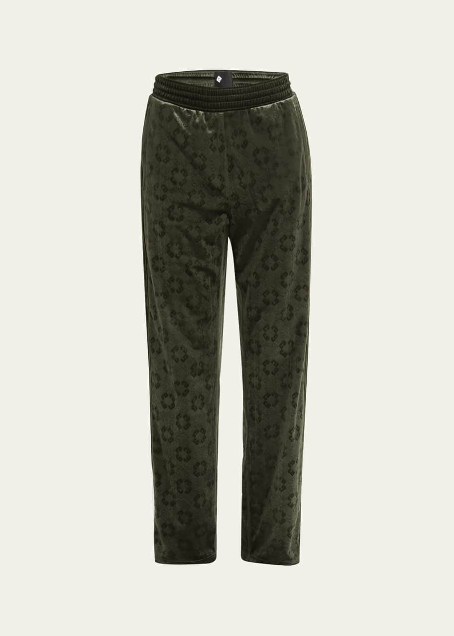 Image 1 of 1: Men's Allover G Jacquard Velvet Pants
