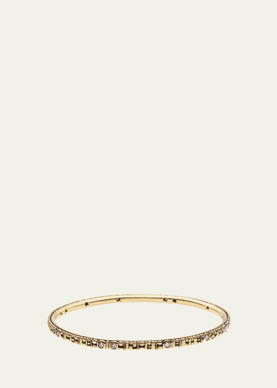 Image 1 of 1: Sea Shore 1 Bracelet with Diamonds in 18K Yellow Gold