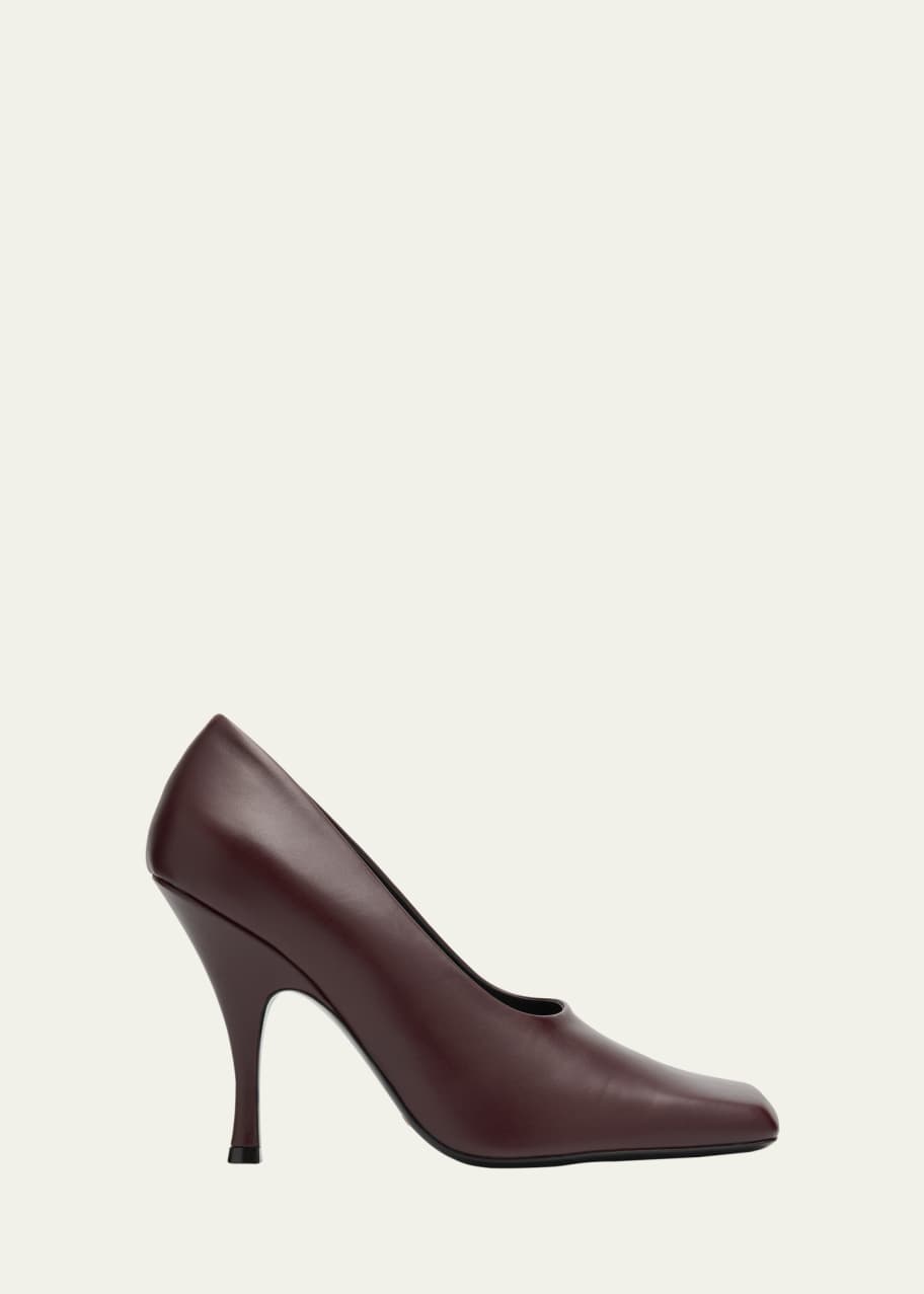 Image 1 of 1: Eva Calfskin Leather Pumps