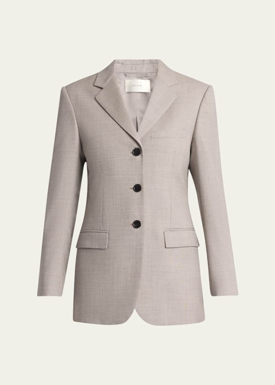 Image 1 of 1: Selene Single-Breasted Blazer Jacket