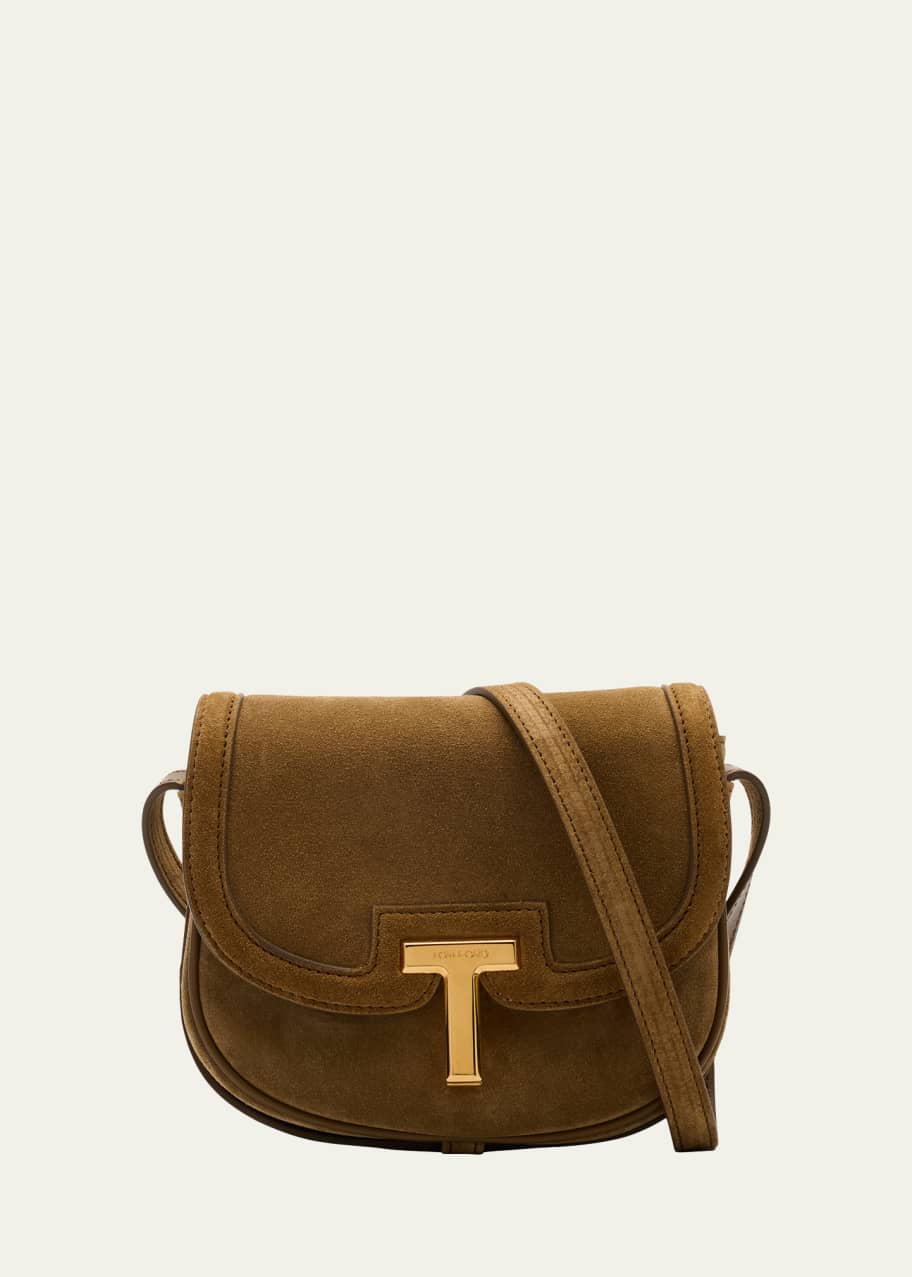 【関税&送料込】Tom Ford Wallis Mini Shoulder Bag TOM FORD Wallis Mini Flap Shoulder Bag in Suede - Bergdorf