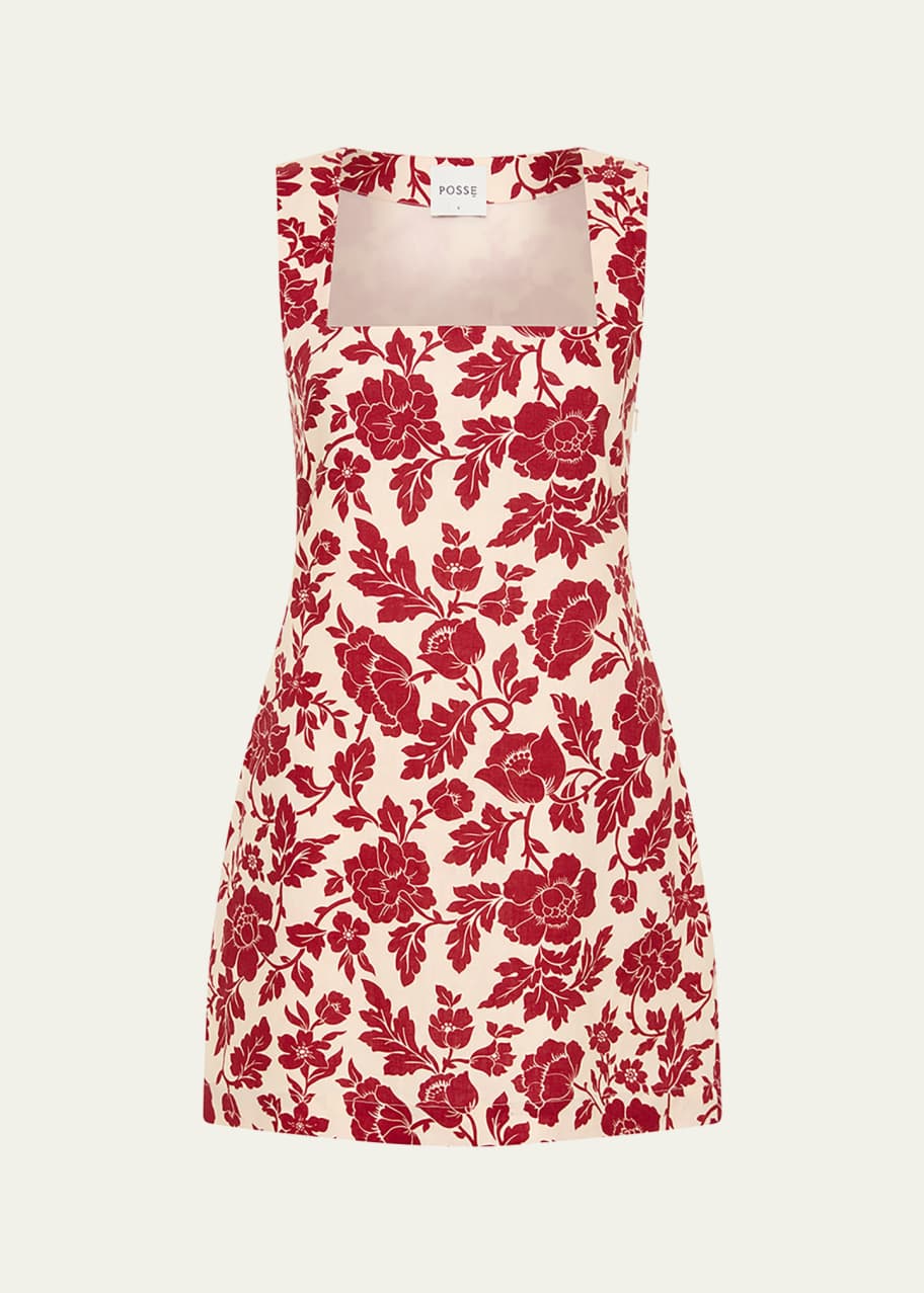 Image 1 of 1: Alice Linen Mini Dress