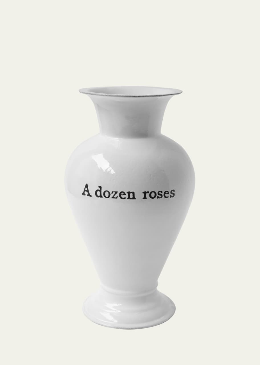 Image 1 of 1: A Dozen Roses Vase, 10"