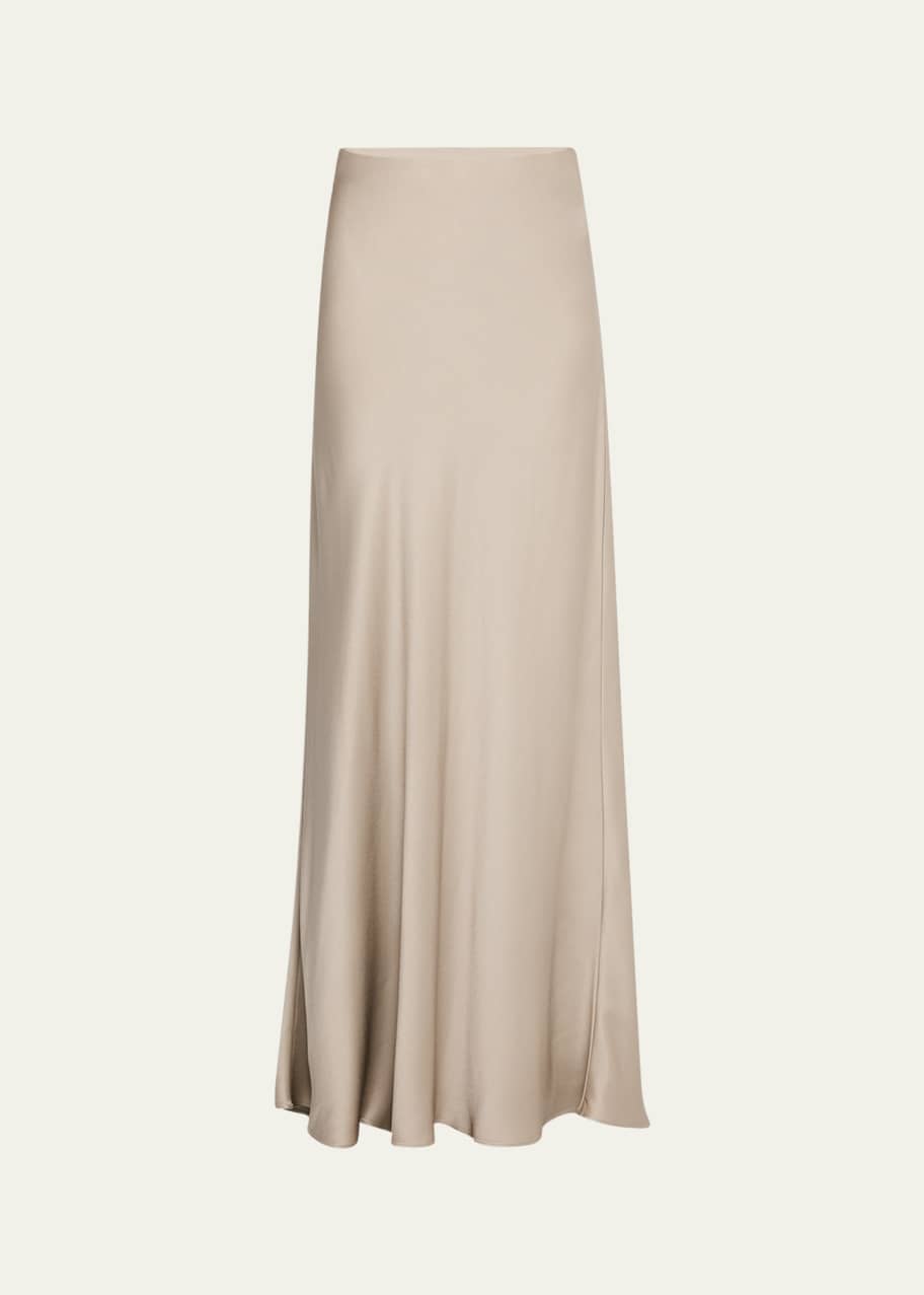 【関税&送料込】Brunello Cucinelli Satin Cady Midi Skirt Brunello Cucinelli Satin Cady Long Mermaid Skirt | Neiman Marcus