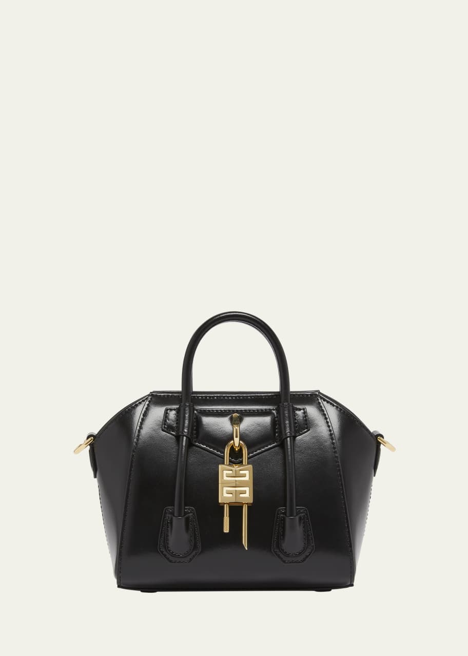 Givenchy Antigona Toy Lock Top-Handle Bag in Leather
