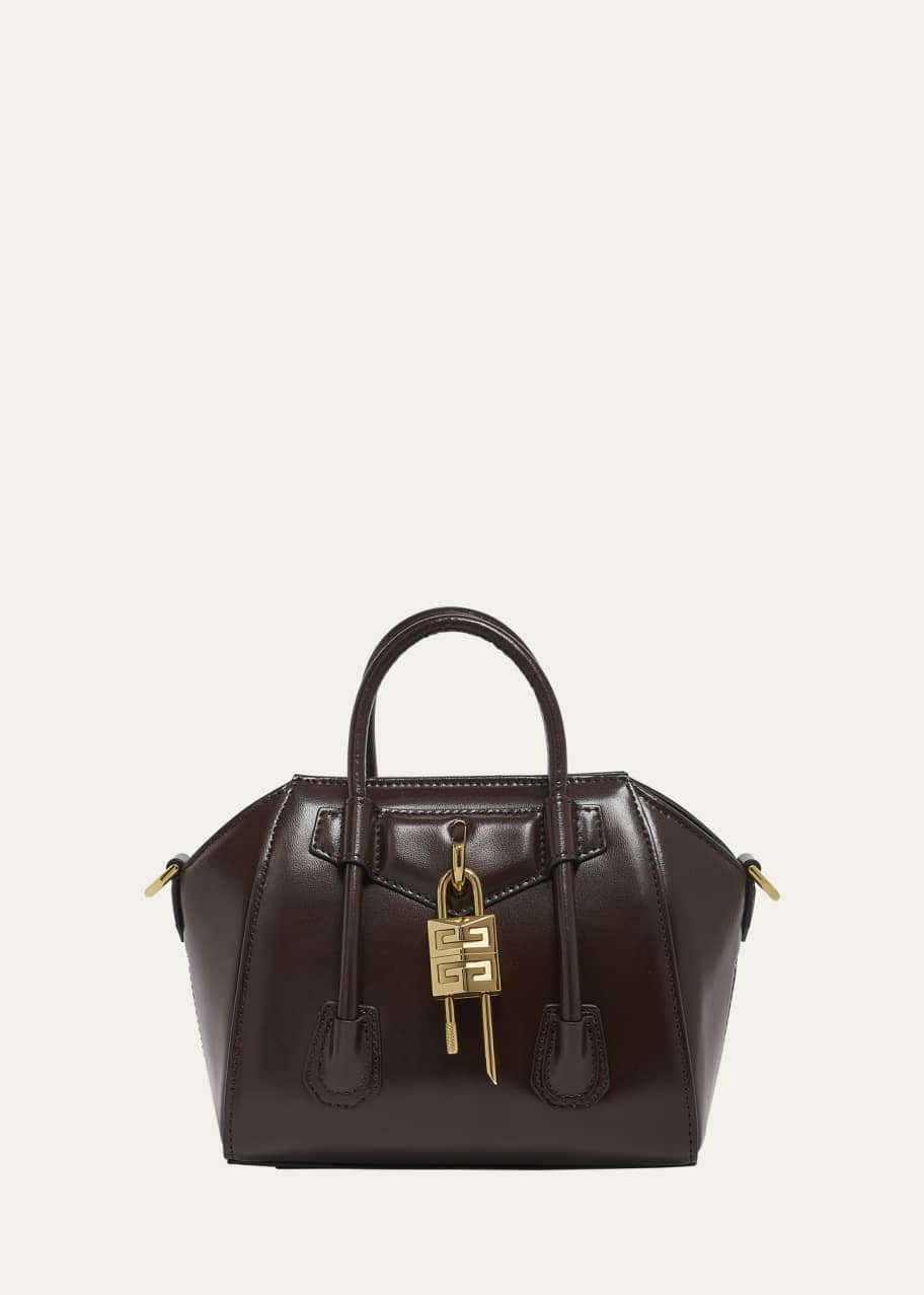 Givenchy Antigona Toy Lock Top-Handle Bag in Leather - Bergdorf