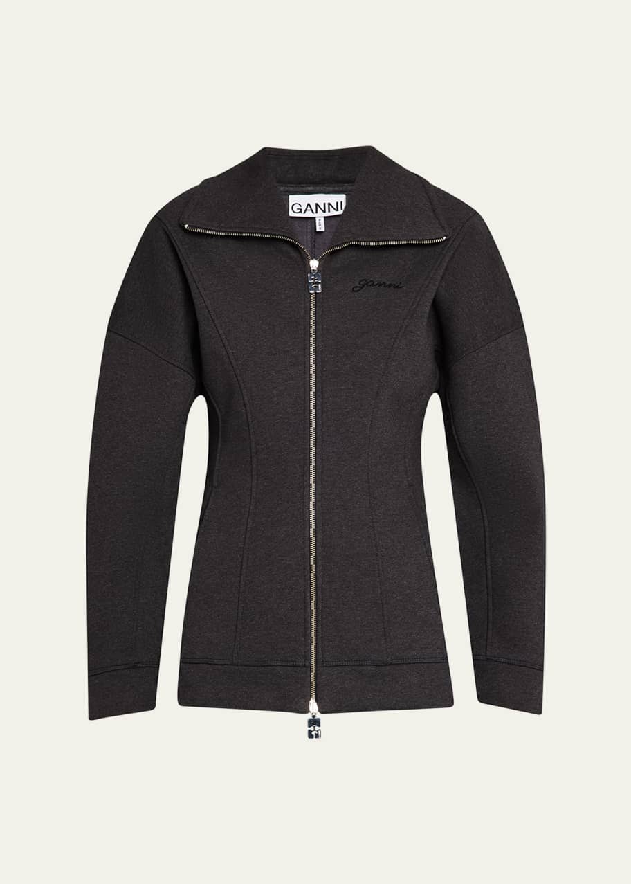 Image 1 of 1: Heavy Fleece Zip-Up Jacket