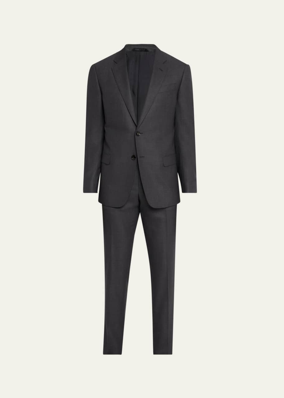 Image 1 of 1: Men's Super 180s Wool Suit