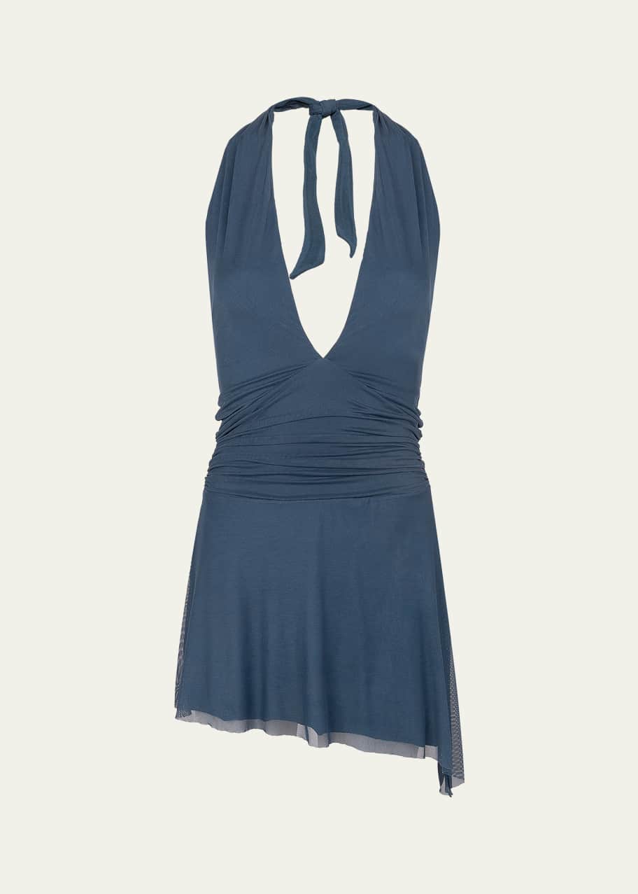 Image 1 of 1: Solid Nina Mini Dress