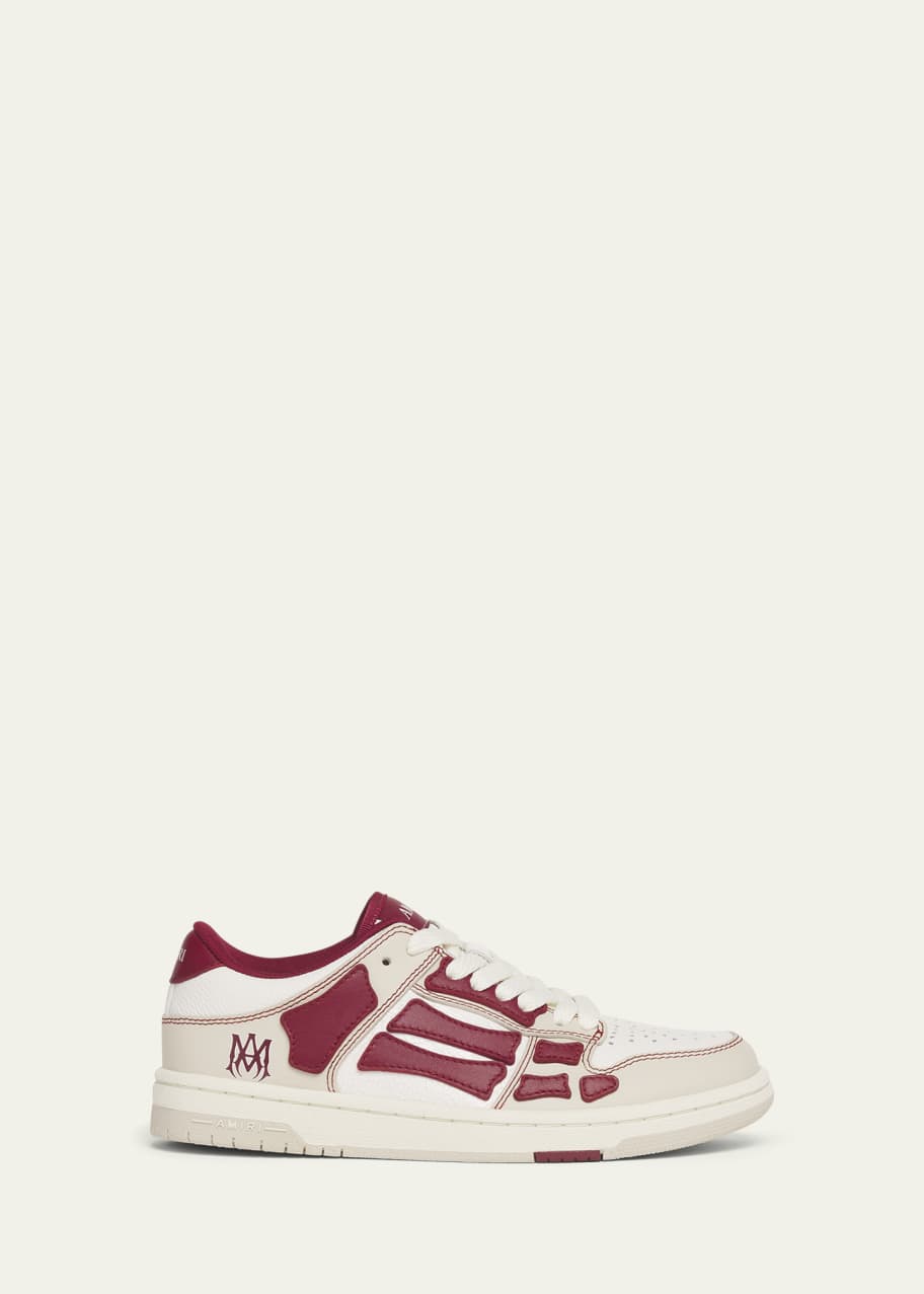 Amiri Skel Varsity Tricolor Low-Top Sneakers - Bergdorf Goodman