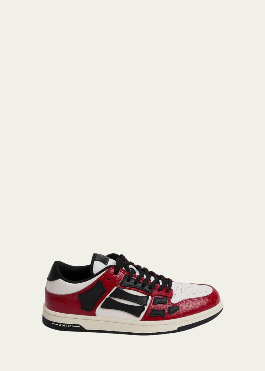 Image 1 of 1: Men's CNY Skel Leather Low-Top Sneakers