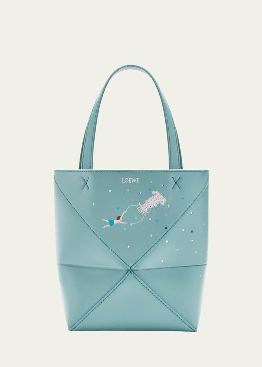 【LOEWE】X スナ・フジタ オクトパス ミニ パズル バッグ LOEWE x Suna Fujita Mini Puzzle Edge Top-Handle Bag | Harrods US