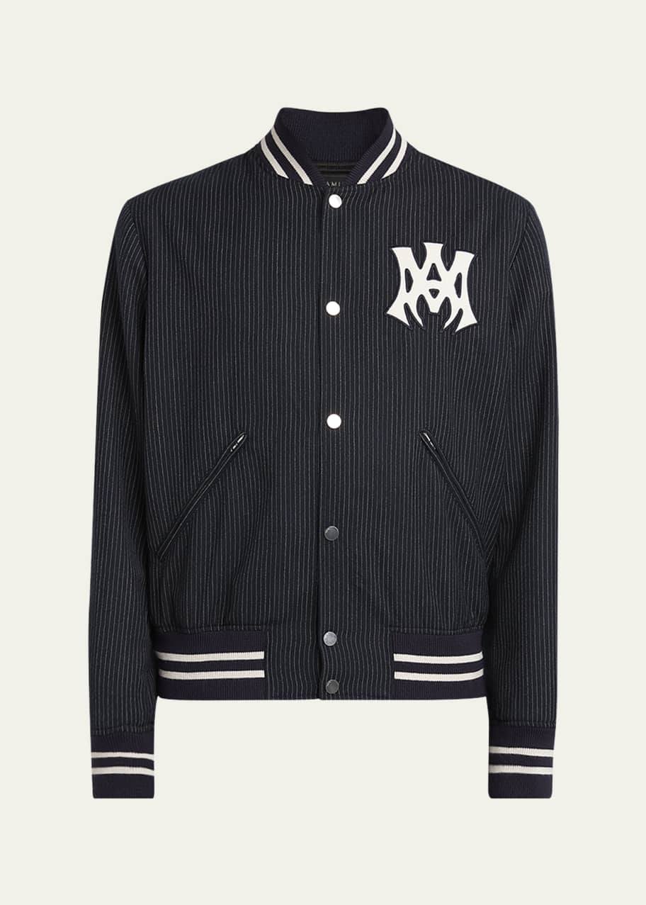 Amiri Men's MA Hollywood Pinstripe Bomber Jacket - Bergdorf