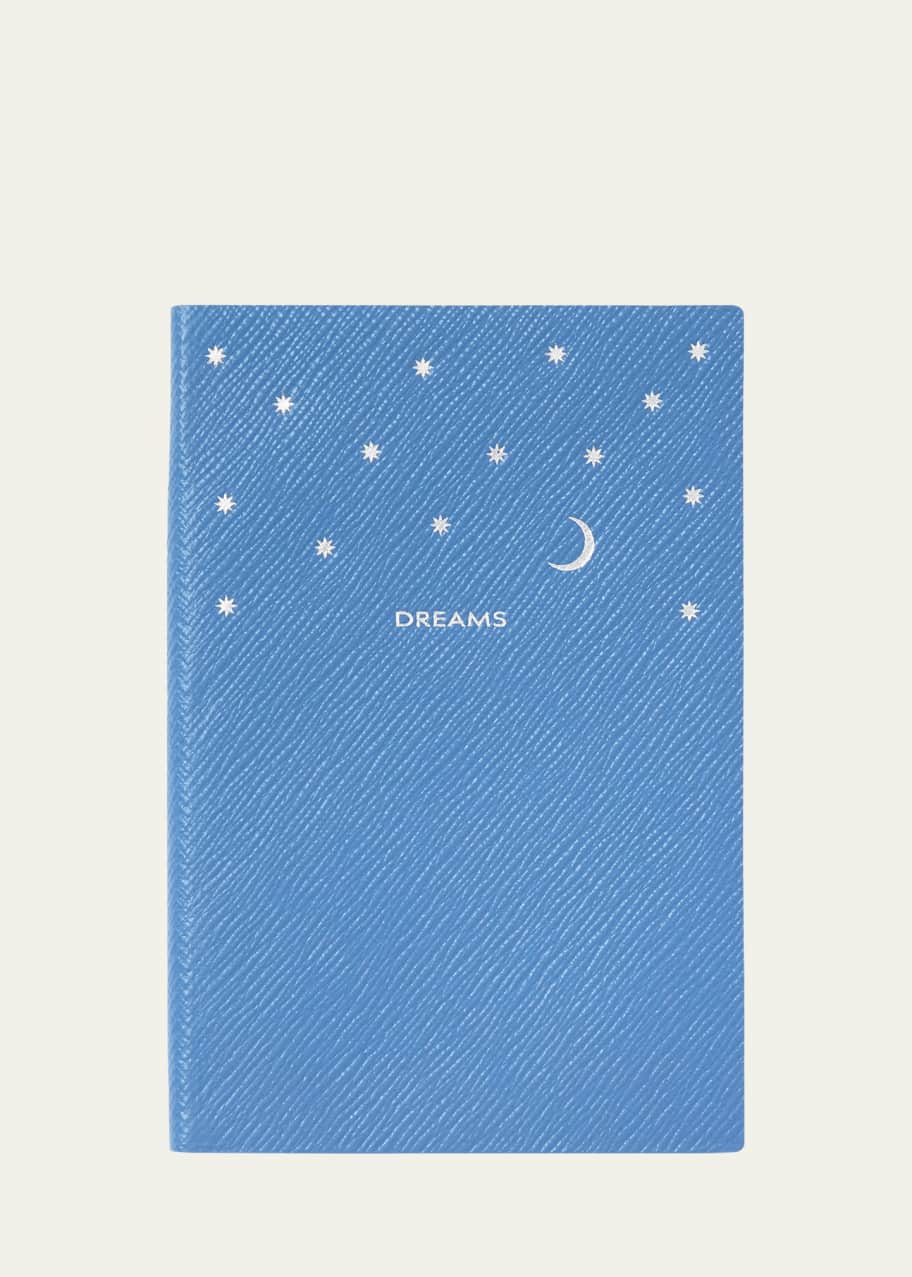 Image 1 of 1: Dreams Chelsea Notebook in Panama Leather, Nile Blue