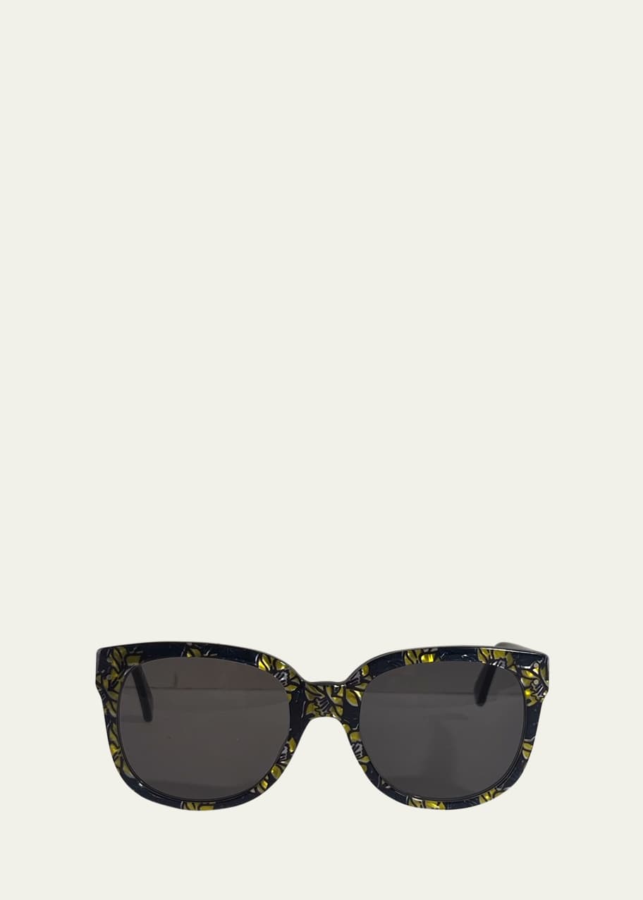 Image 1 of 1: Amanda Square Acetate Sunglasses