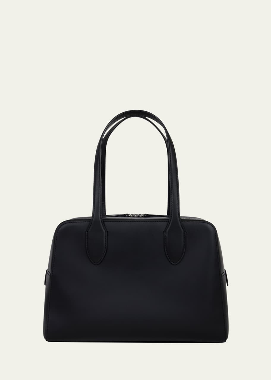 Image 1 of 1: The Avenue Leather Top-Handle Bag