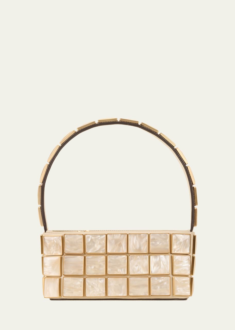 Cult Gaia Romy Geometric Acrylic Shoulder Bag - Bergdorf Goodman