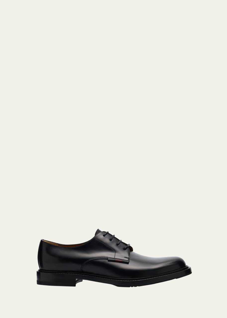 Gucci Men's William Leather Derby Shoes - Bergdorf Goodman